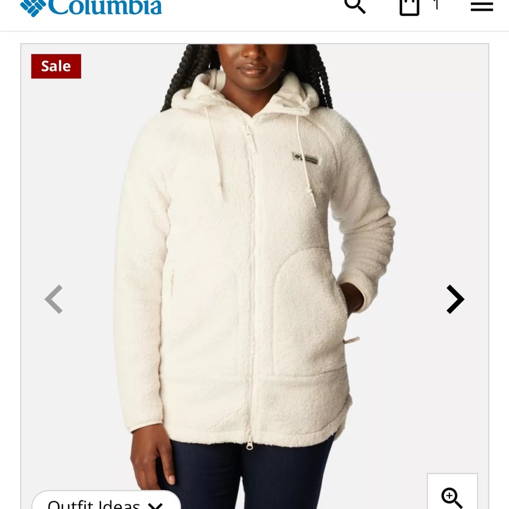 Excellent barely used condition Columbia Sherpa coat